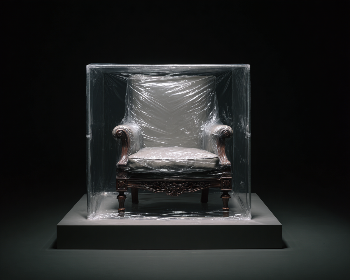 Custom crate interior with foam suspension system